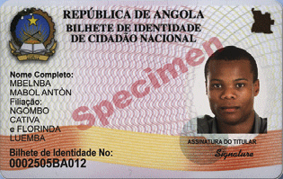 Angola ID card